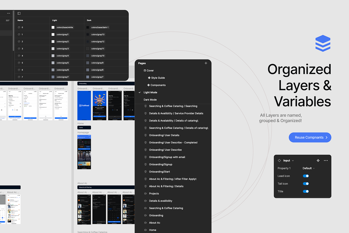 FixWheel - Home Service App Ui Kit, an UI Kit Template by floxui (Photo 3 of 9)