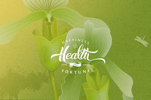 Natural Backgrounds Design Set