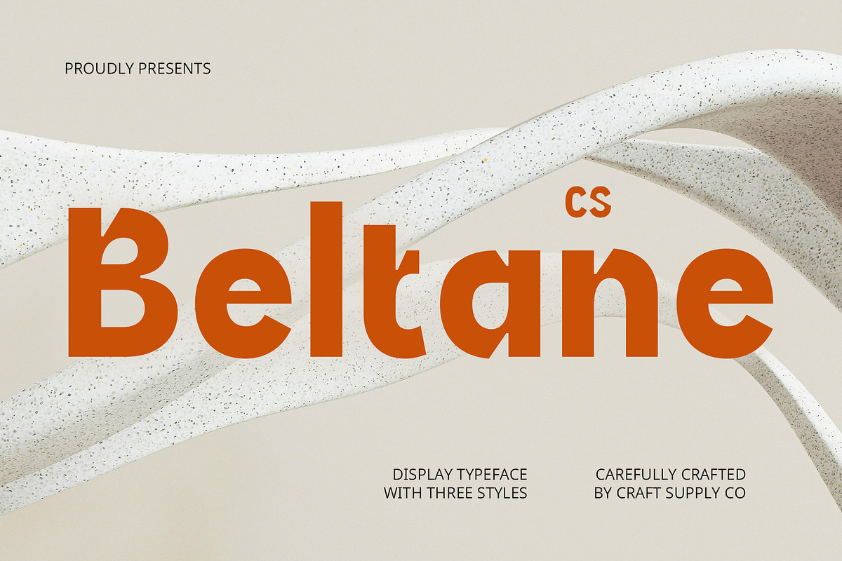 CS Beltane – Bold Font, a Sans Serif Font by Craft Supply Co. (Photo 1 of 8)