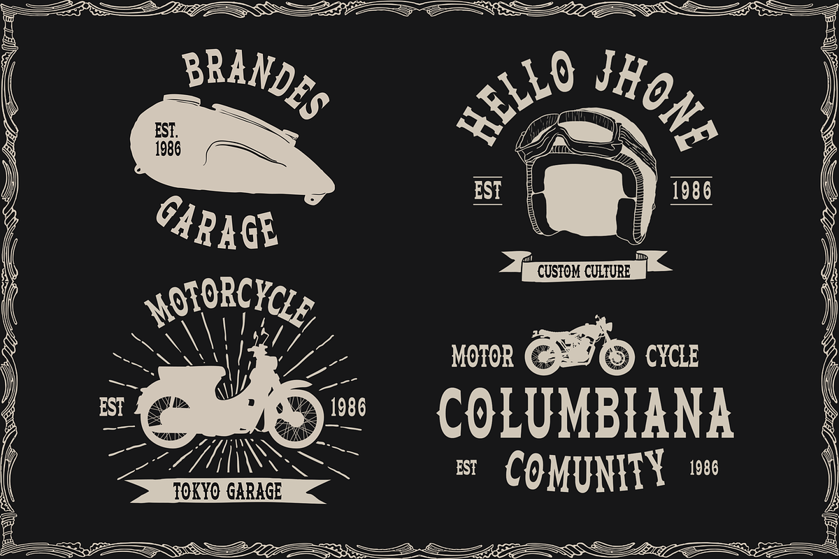 Vintage Western Display Font, a Serif Font by Simetrica Labs (Photo 5 of 11)