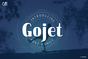 Gojet ~font family, a Sans Serif Font by 611 Studio (Thumbnail 1 of 8)