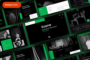 Kaene – Business PowerPoint Template, a Presentation Template by Dens Creative Studio