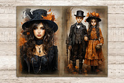 Victorian Autumn Junk Journal Pages, a Person Illustration by GlamArtZhanna (Thumbnail 4 of 9)
