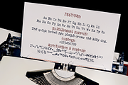 Secretary Typewriter & Texture pack, a Serif Font by Ana's Fonts (Thumbnail 2 of 11)