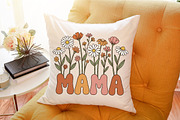 Retro Mama , Mom Flower Mother's Day, a Seasonal Illustration by Sublimation Artist (Thumbnail 9 of 9)