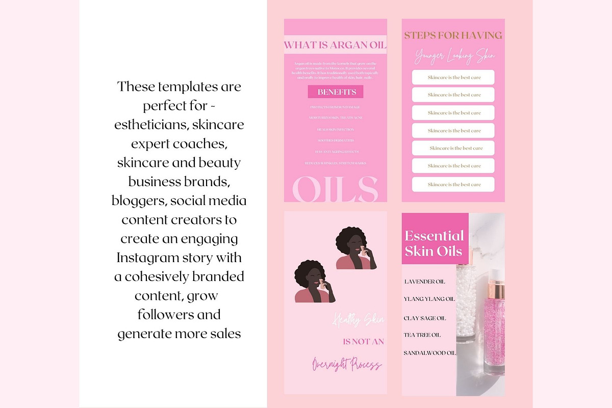 Beauty Instagram Templates Canva, a Social Media Template by Deepa Template Studio (Photo 12 of 19)