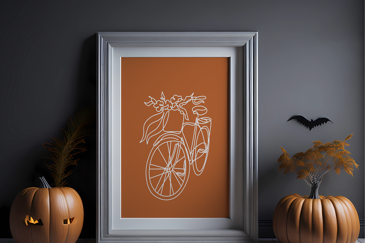 Halloween Frame Mockup, a Print Template by Ali's Designs (Photo 4 of 5)