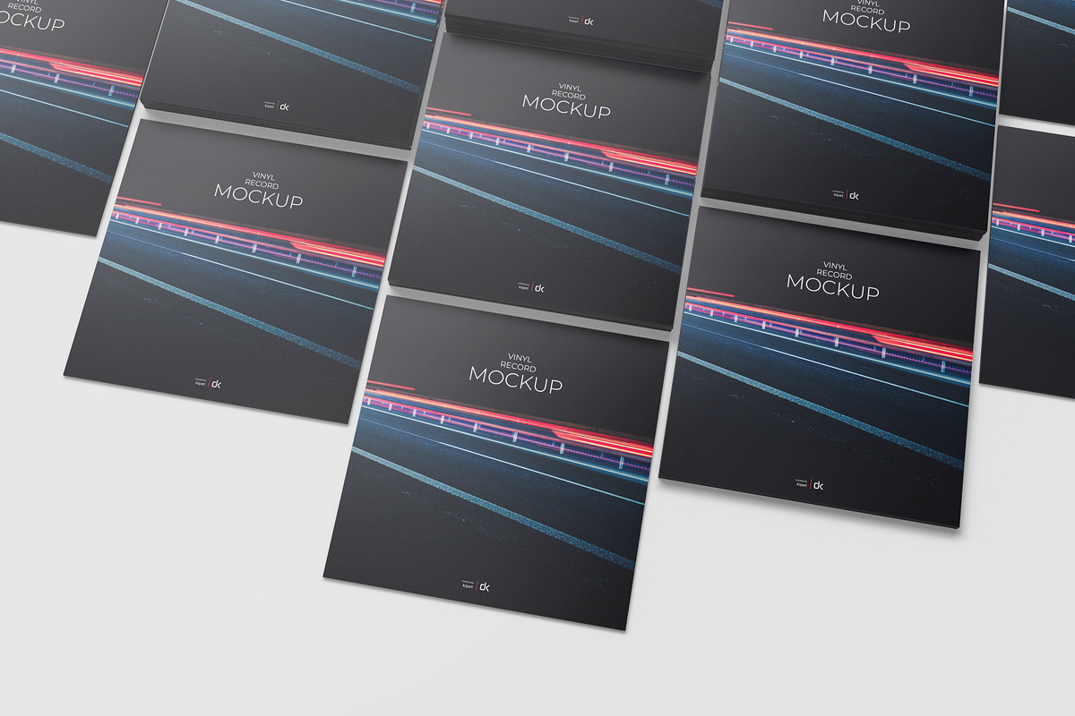 Vinyl Record Mockup 3, a Packaging Mockup by KIPET (Photo 10 of 15)
