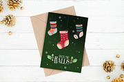 Christmas Cards Pack, a Card Template by pallabip (Thumbnail 6 of 7)