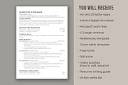 ATS Resume Template | CV Template, a Resume Template by aivos (Thumbnail 5 of 6)
