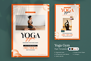 Hina - Yoga Gym Flyer, a Flyer Template by Lettha-Studio (Thumbnail 1 of 4)