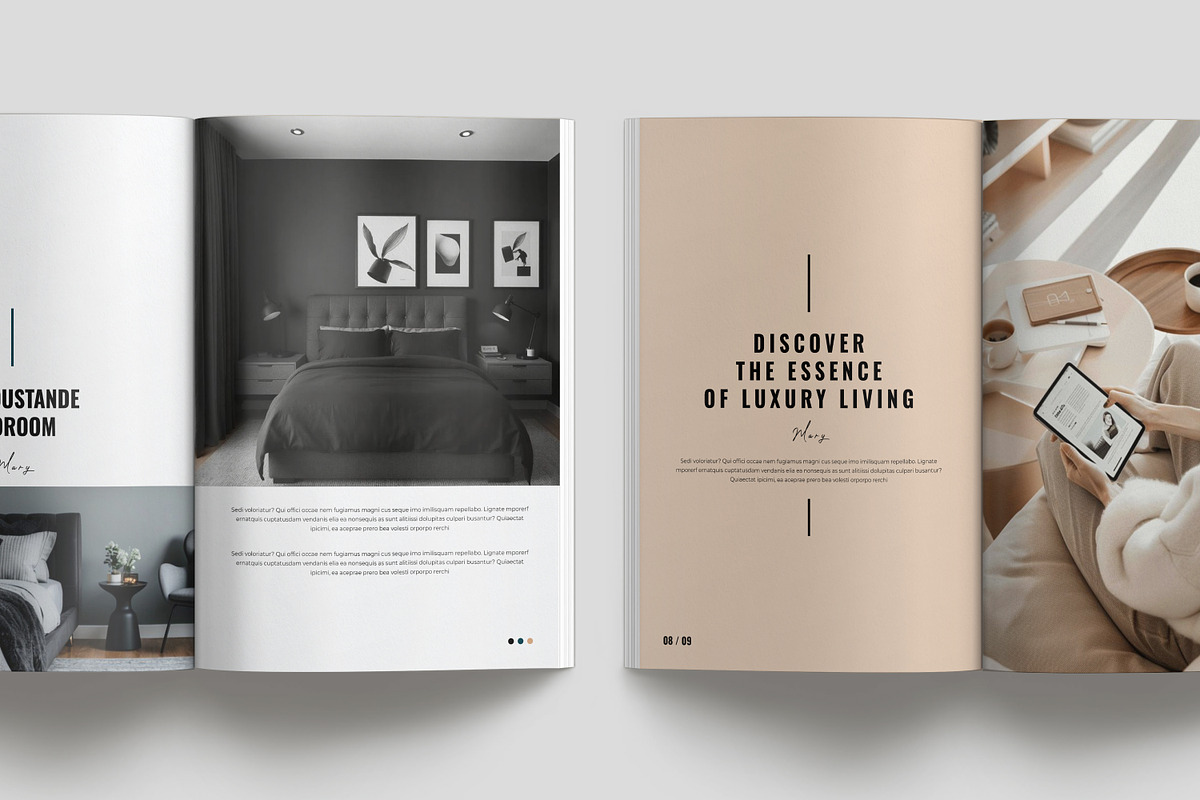Real Estate Magazine Template preview 4