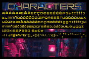 Klase - Cyberpunk Font, a Sans Serif Font by tebaltipislab (Thumbnail 6 of 9)