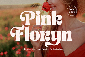 Pink Floryn Beautiful Display Serif