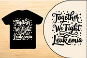Leukemia Battle SVG Bundle Set, an Object Graphic by Creativeshirt (Thumbnail 2 of 9)