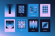Gradient vector shapes, a Background Graphic by venimo (Thumbnail 2 of 7)