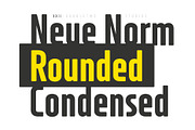XXII Neue Norm Rounded Cnd, a Sans Serif Font by Doubletwo Studios (Thumbnail 1 of 9)