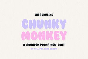 Chunky Monkey Font