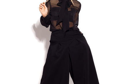 Beautiful woman in black dress containing girl, woman, and dress, a Beauty & Fashion Photo by Aliaksei Kaponia