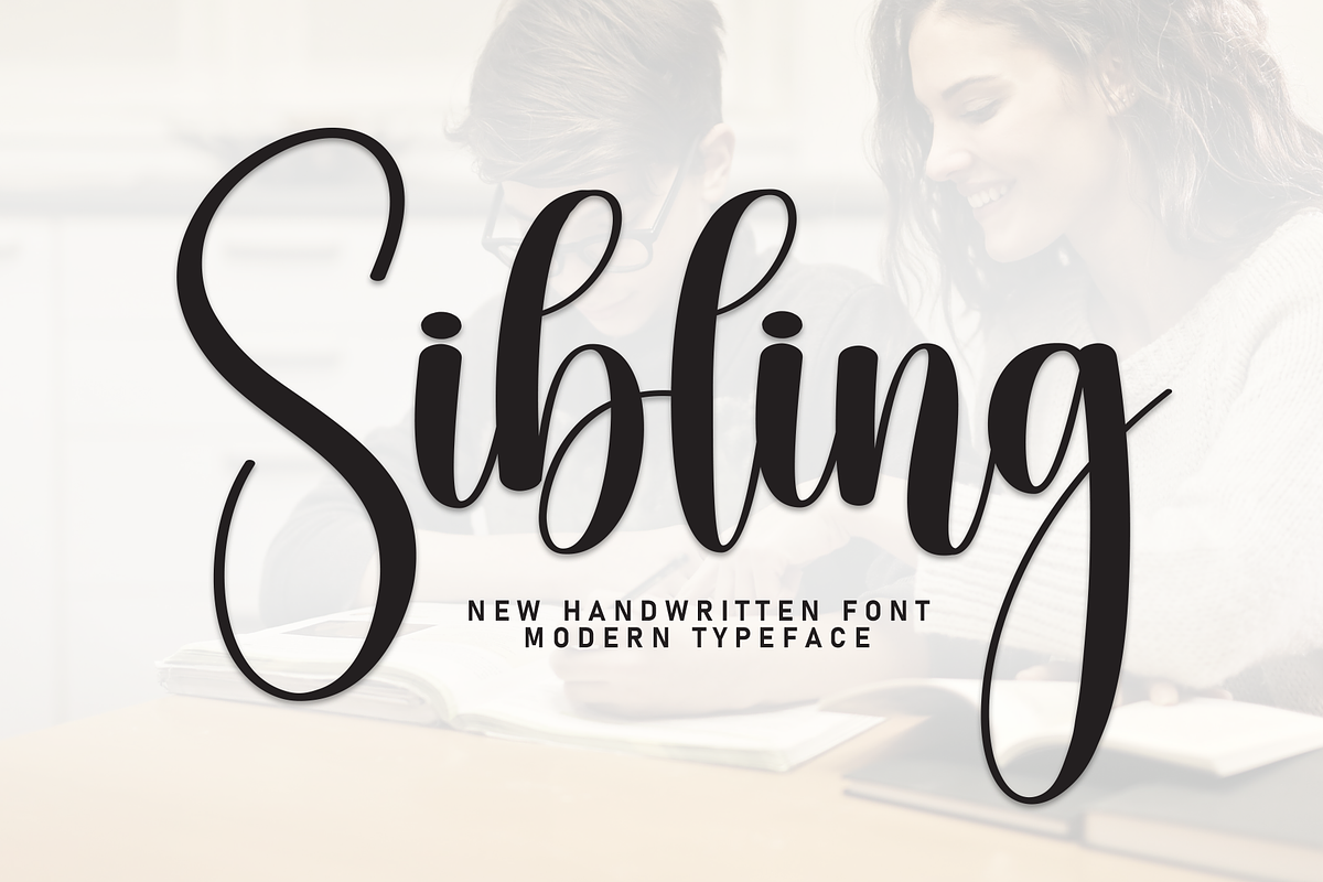 Sibling | Script Font, a Handwritten Font by Scratchones (Photo 1 of 8)