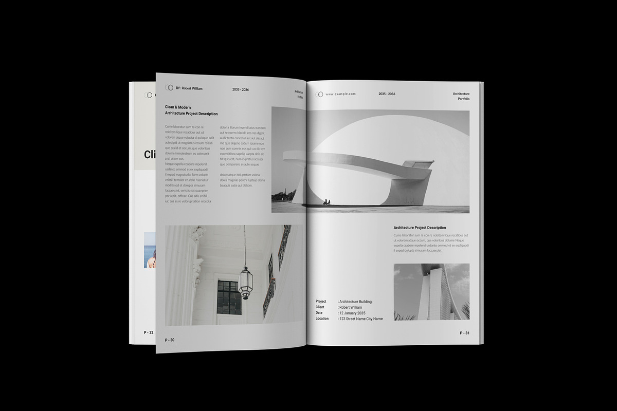 Architecture Portfolio Template, a Brochure Template by NorthPeak (Photo 12 of 16)