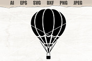 Stencil Hot Air Balloon, a Decorative Illustration by MARYCRAFTIRIA (Thumbnail 1 of 3)