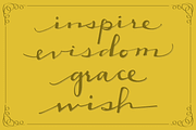 27 Elegantly Handwritten Words, a Decorative Illustration by Little Pixel Shop (Thumbnail 2 of 5)