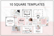 Social Media Pinterest Canva + PSD, a Social Media Template by Lady Boss Studio (Thumbnail 3 of 7)