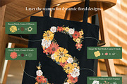 The Mega Floral Composition Kit, a Brush Add-On by Nico-Ng (Thumbnail 17 of 46)