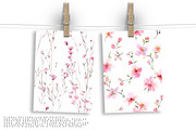 Pink Meadow Flowers Pattern Set, a Pattern Graphic by Patishop Art (Thumbnail 7 of 7)