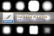 Fur, Hair and Grass Brushes, a Brush Add-On by Creative Graphics (Thumbnail 2 of 6)