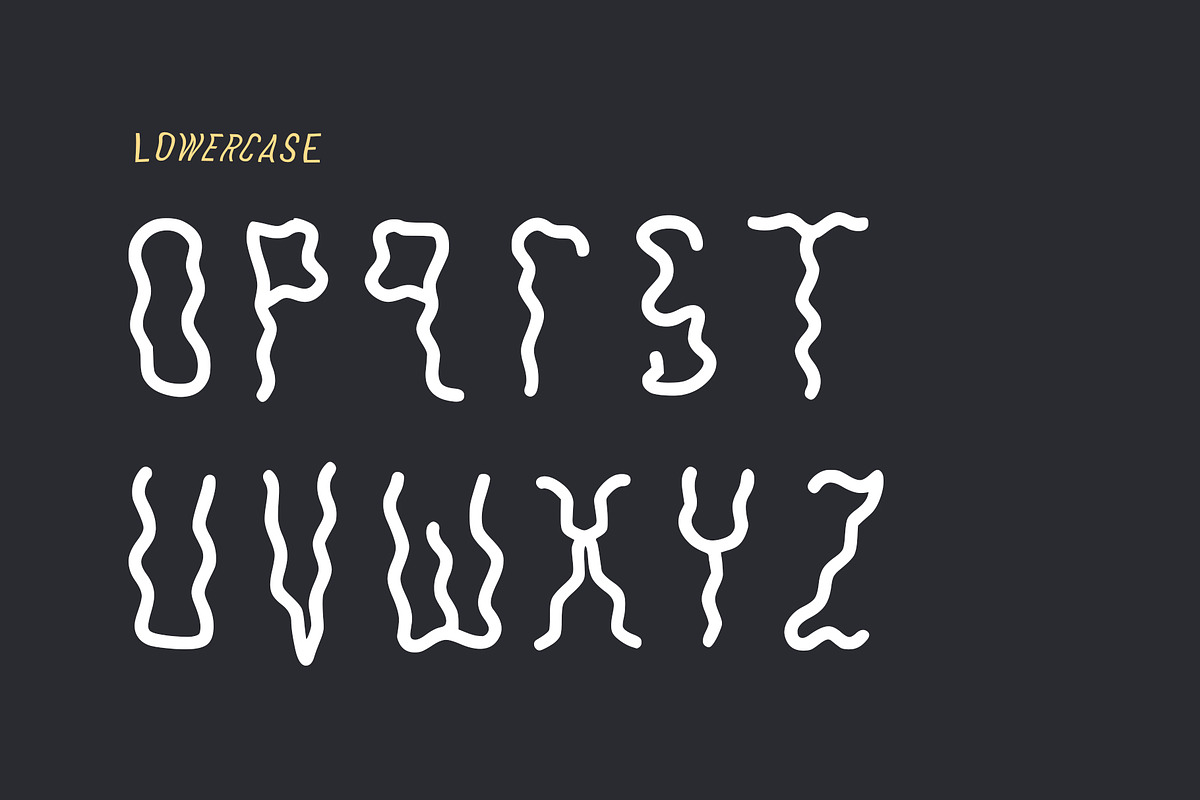 Nerves halloween horror font preview 7