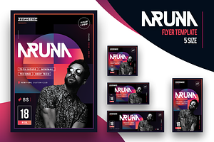 Minimal Party Flyer Template