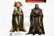 The Court of Emberfall Autumn, a Seasonal Illustration by ThatsDesignArt (Thumbnail 7 of 15)