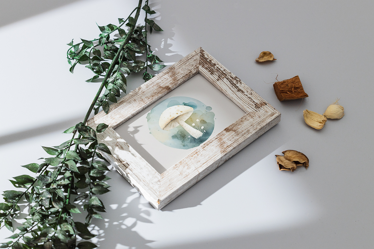 Watercolor Mushrooms Collection, a Decorative Illustration by Cam' Studio (Photo 10 of 10)