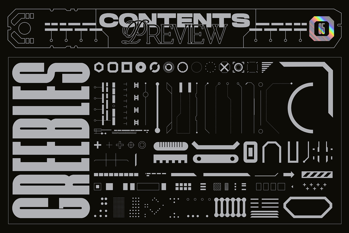 Sci-Fi Panels Vector Pack, an Object Graphic by MiksKS (Photo 12 of 12)
