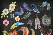 Boho Clipart, an Illustration by My Creative Atelier (Thumbnail 4 of 4)