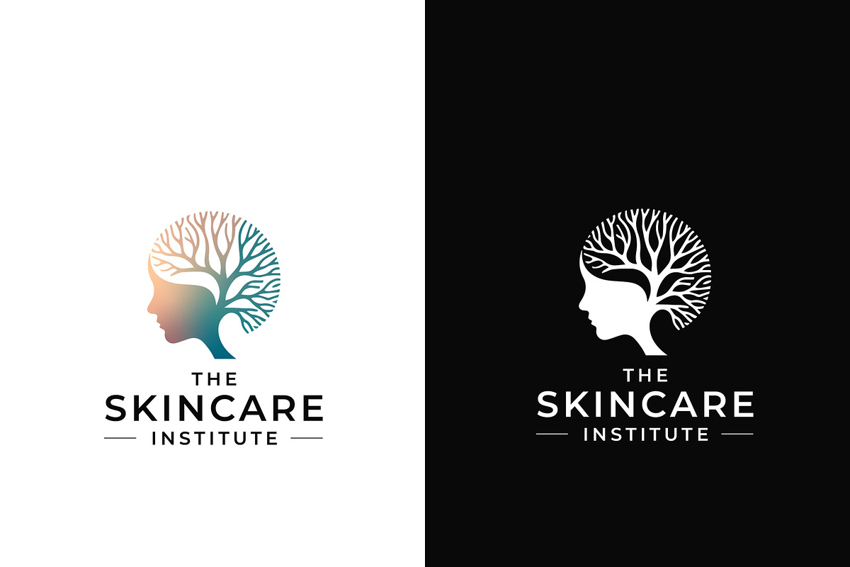 Modern Skincare Logo Design preview 2