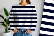 Patriotic Stripes Fourth of July, a Pattern Graphic by Sharon Schwalbe (Thumbnail 1 of 6)