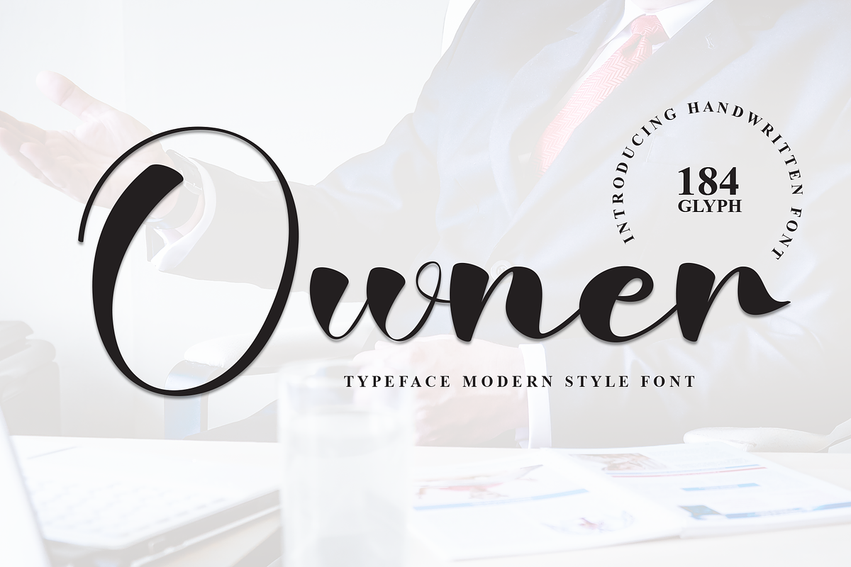 Owner | Script Font, a Handwritten Font by Scratchones (Photo 1 of 8)