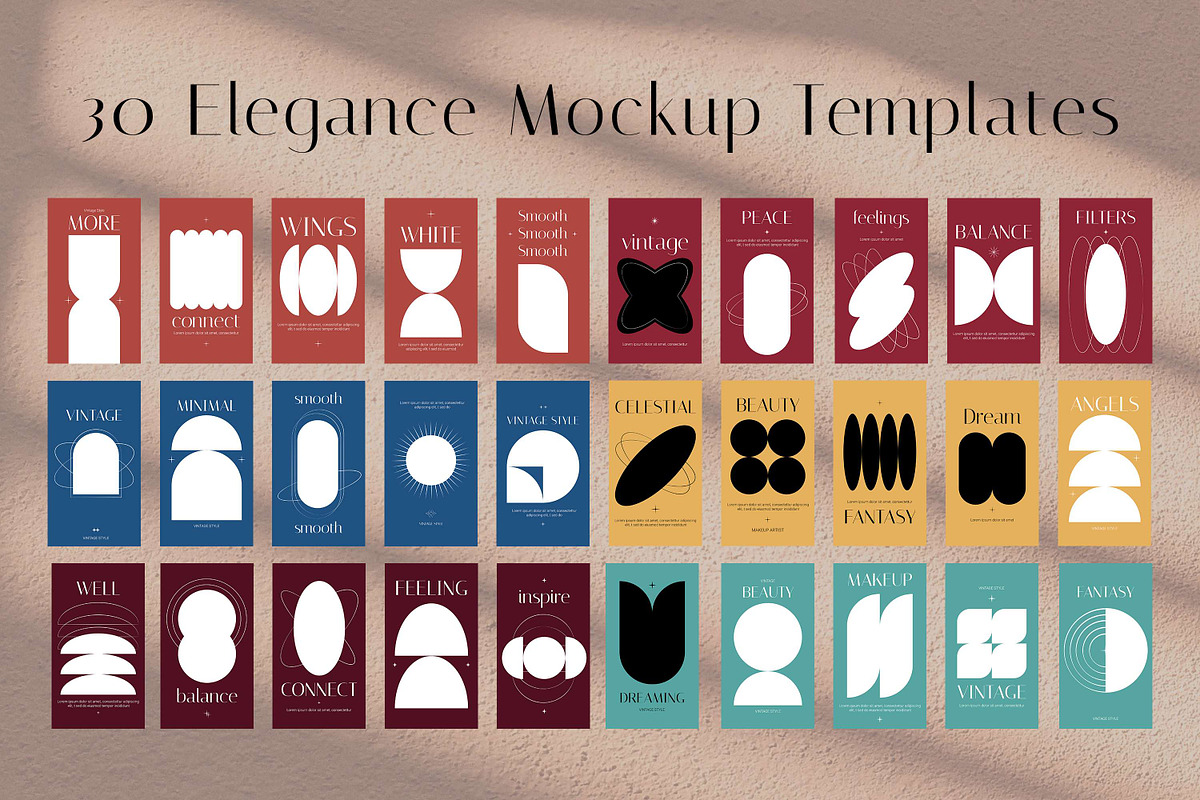 30 Elegance Mockup Photoshop Templat, an Advertising Mockup by 3Motional (Photo 10 of 10)
