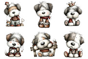English Sheepdog Clipart, an Illustration by DreamArtGraphic (Thumbnail 3 of 5)