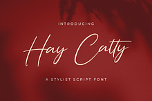 Hay Catty - Handwritten Font