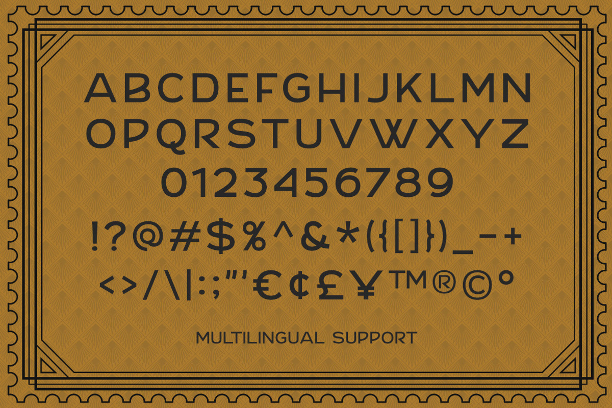 Regalia Manor - Art Deco Font, a Sans Serif Font by Letterhend Studio (Photo 7 of 9)