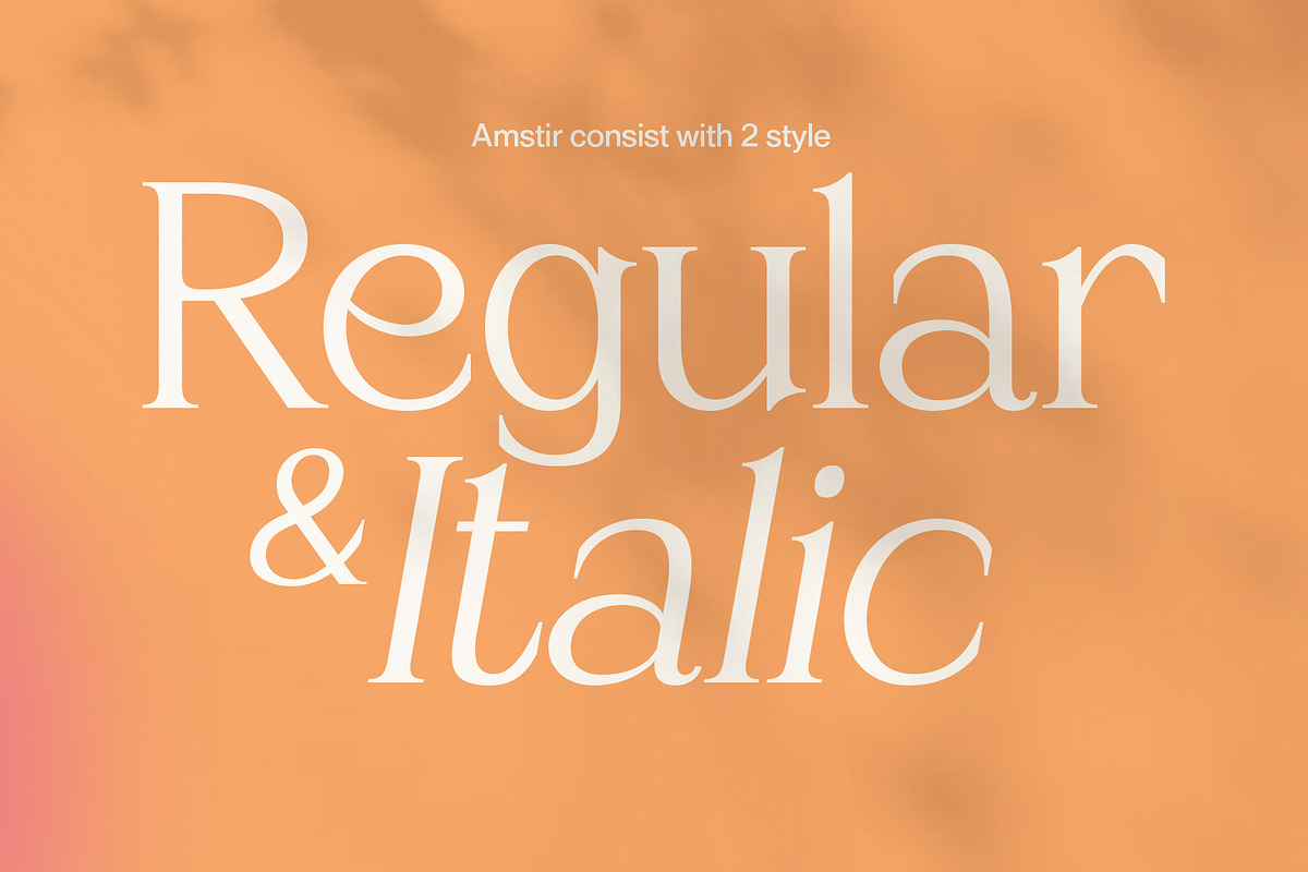 Amstir - Classic Serif Typeface, a Serif Font by Craft Supply Co. (Photo 2 of 8)