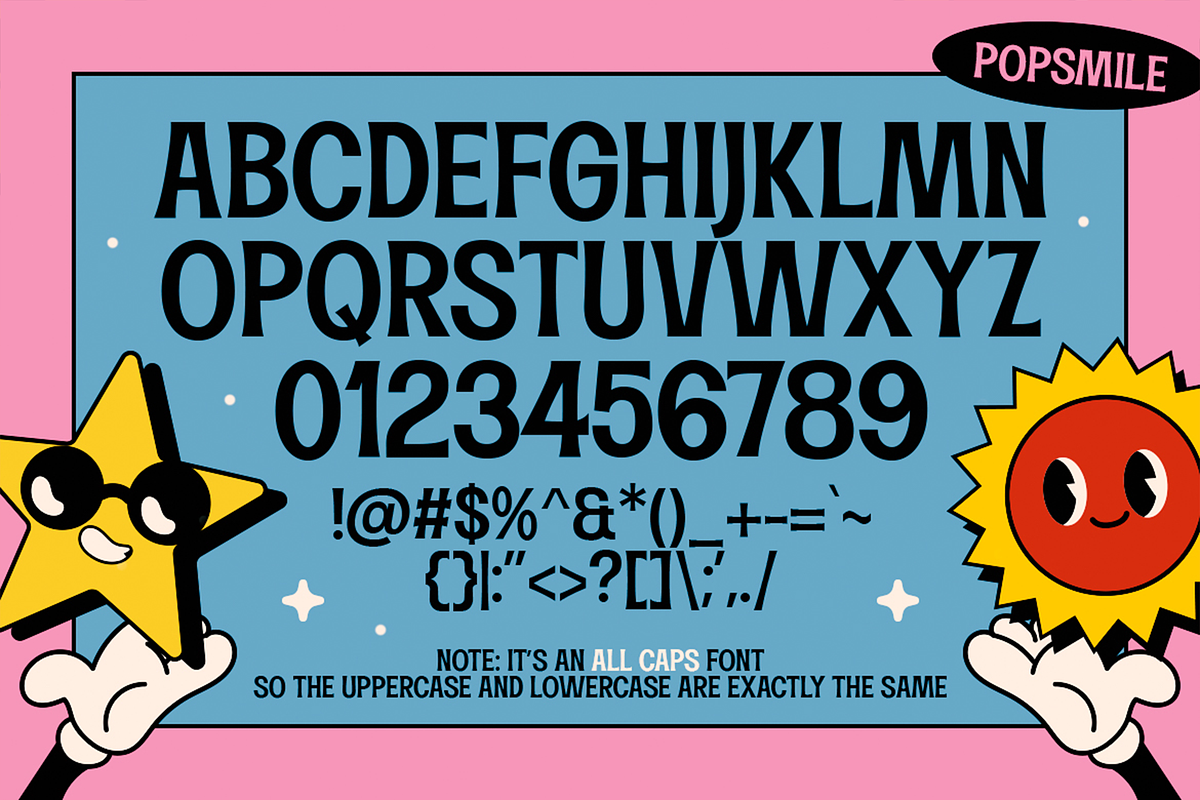 Popsmile - Retro Pop Fonts, a Serif Font by Konstantine Studio (Photo 3 of 3)