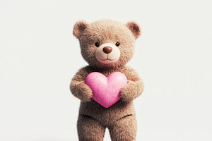 Adorable Brown Teddy Bear, an Animal Photo by Hamza067