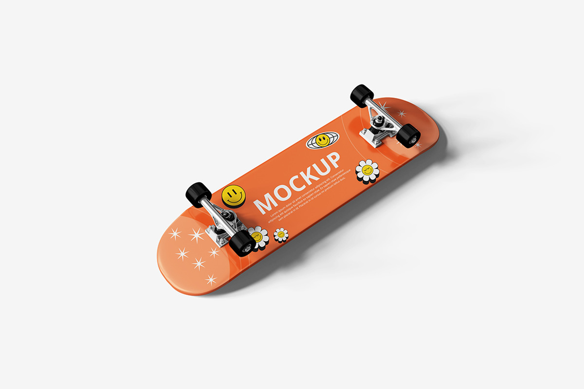 Skateboard Mockup, a Product Mockup by MrLetters (Photo 2 of 5)