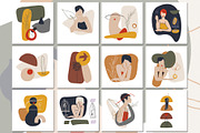 Abstract modern women, an Object Graphic by Vera●Suleimanova (Thumbnail 13 of 17)