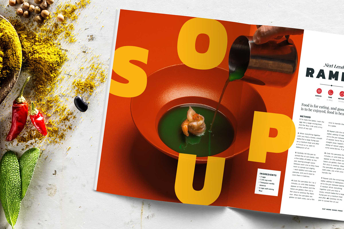 EAT GOOD FOOD Cookbook / Recipe Book, a Magazine Template by Wolfgang Design (Photo 8 of 13)
